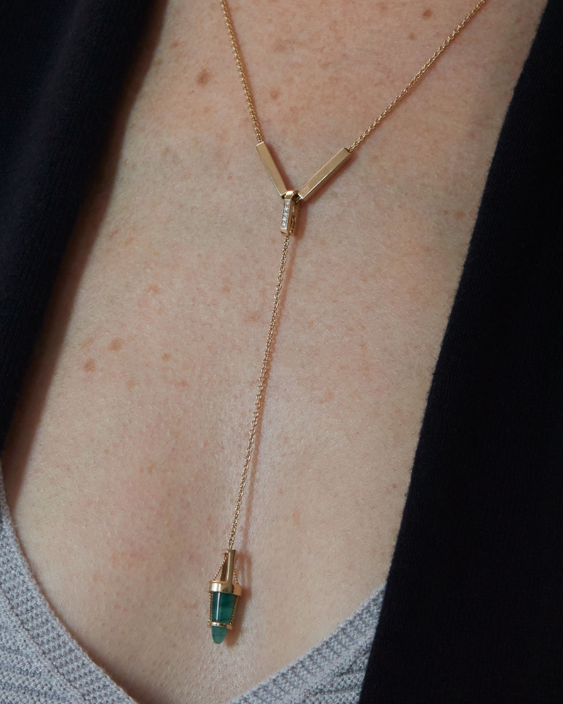 New Open Necklace - Interlocking Versatility