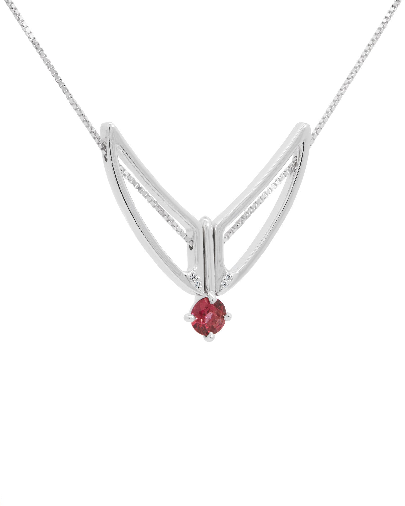 Hype Women x Bliss Lau Attune Necklace Red Garnet