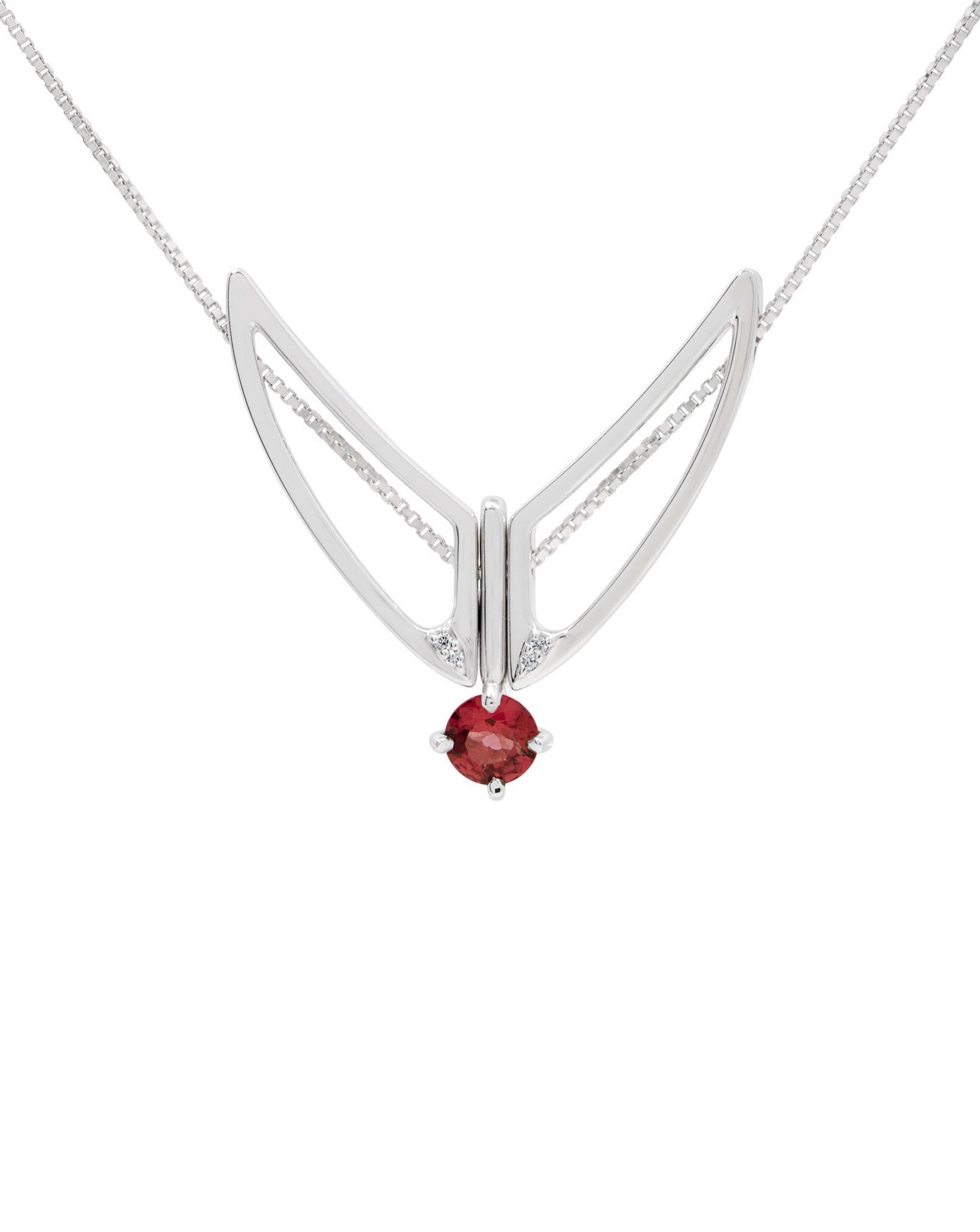 Hype Women x Bliss Lau Attune Necklace Red Garnet