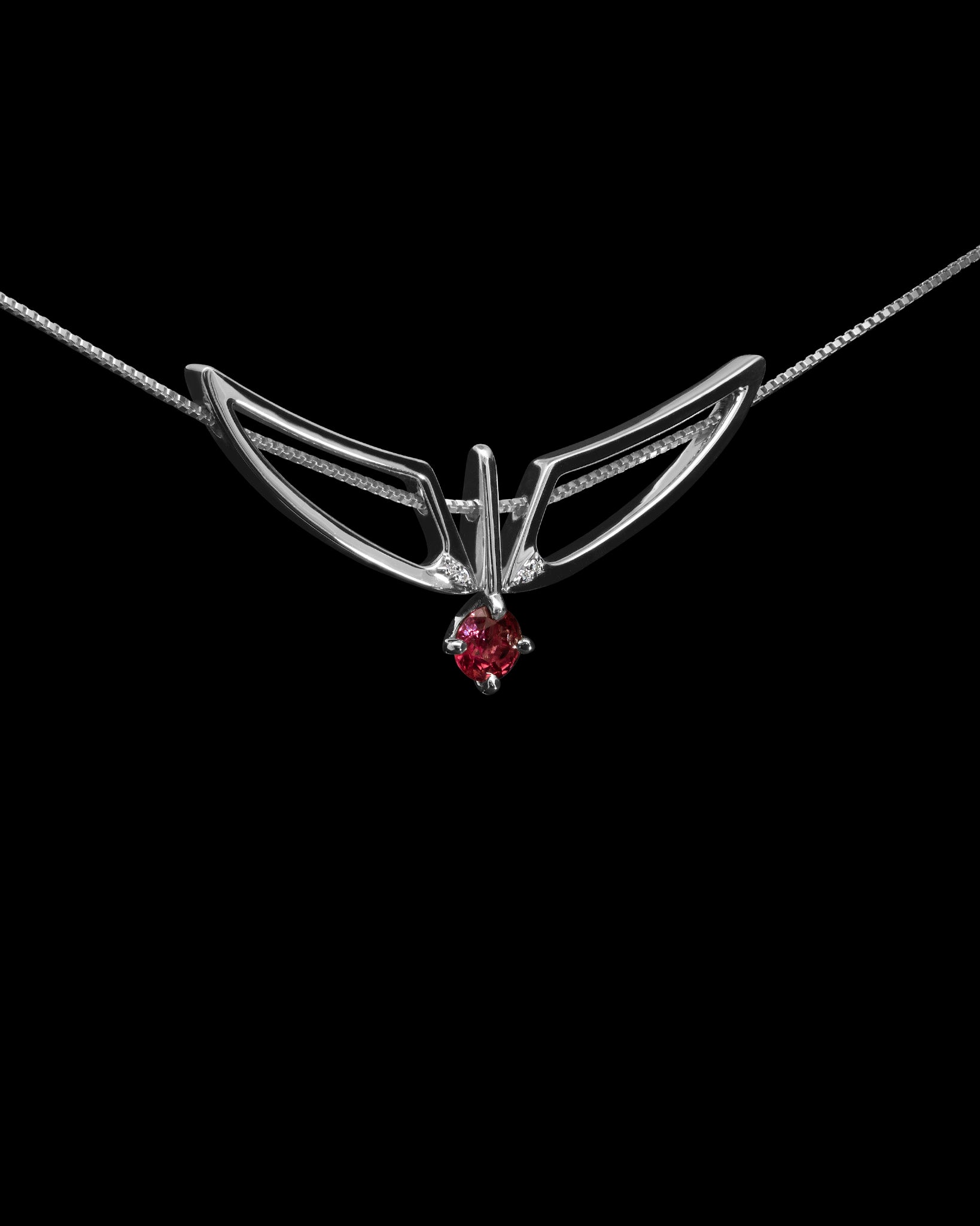 Hype Women x Bliss Lau Attune Necklace Red Garnet