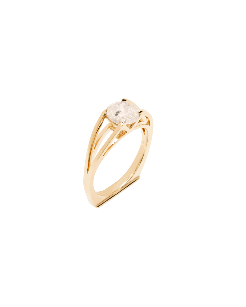 Centered Ring Yellow Gold