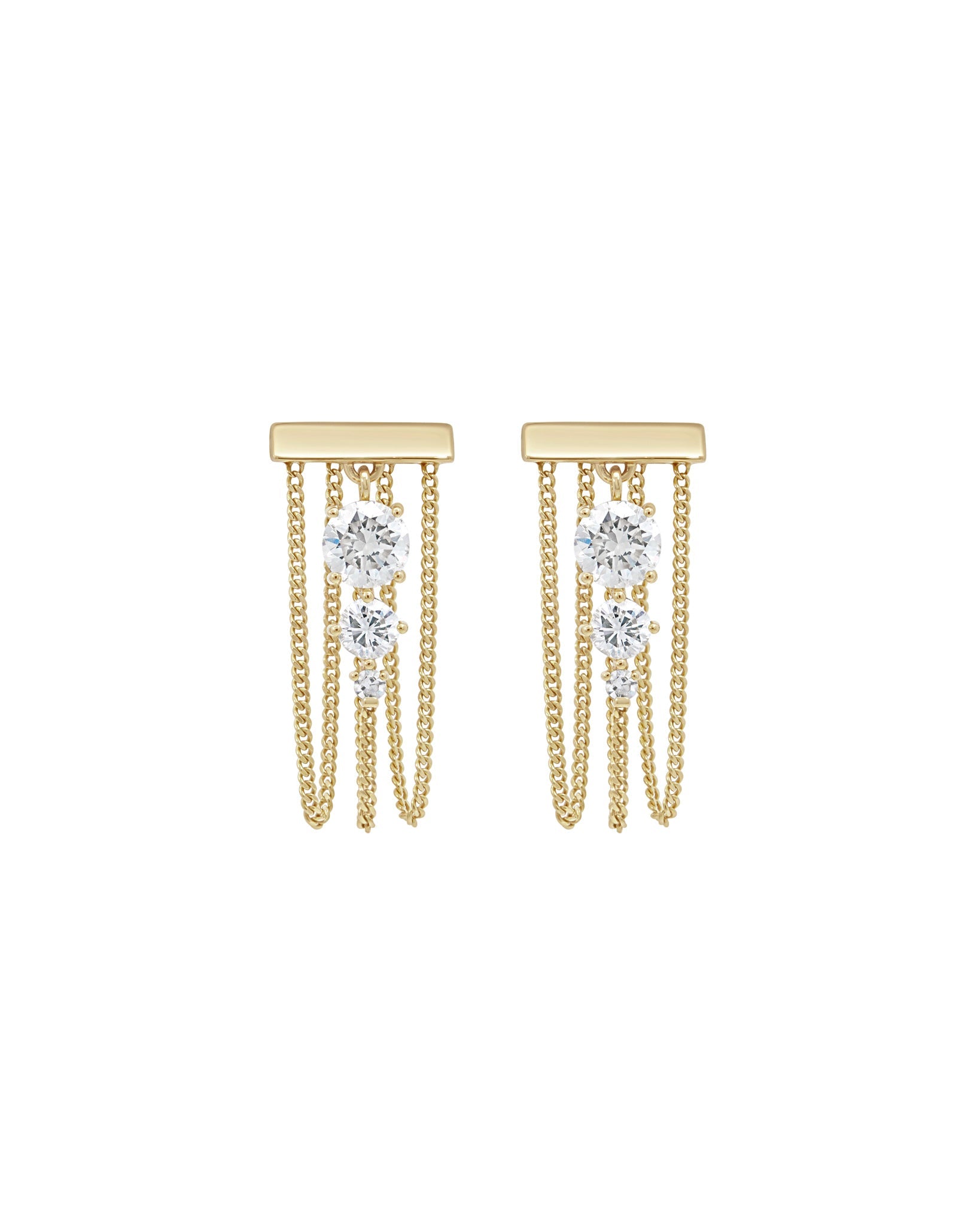 Levitate  Diamond Trio Earrings