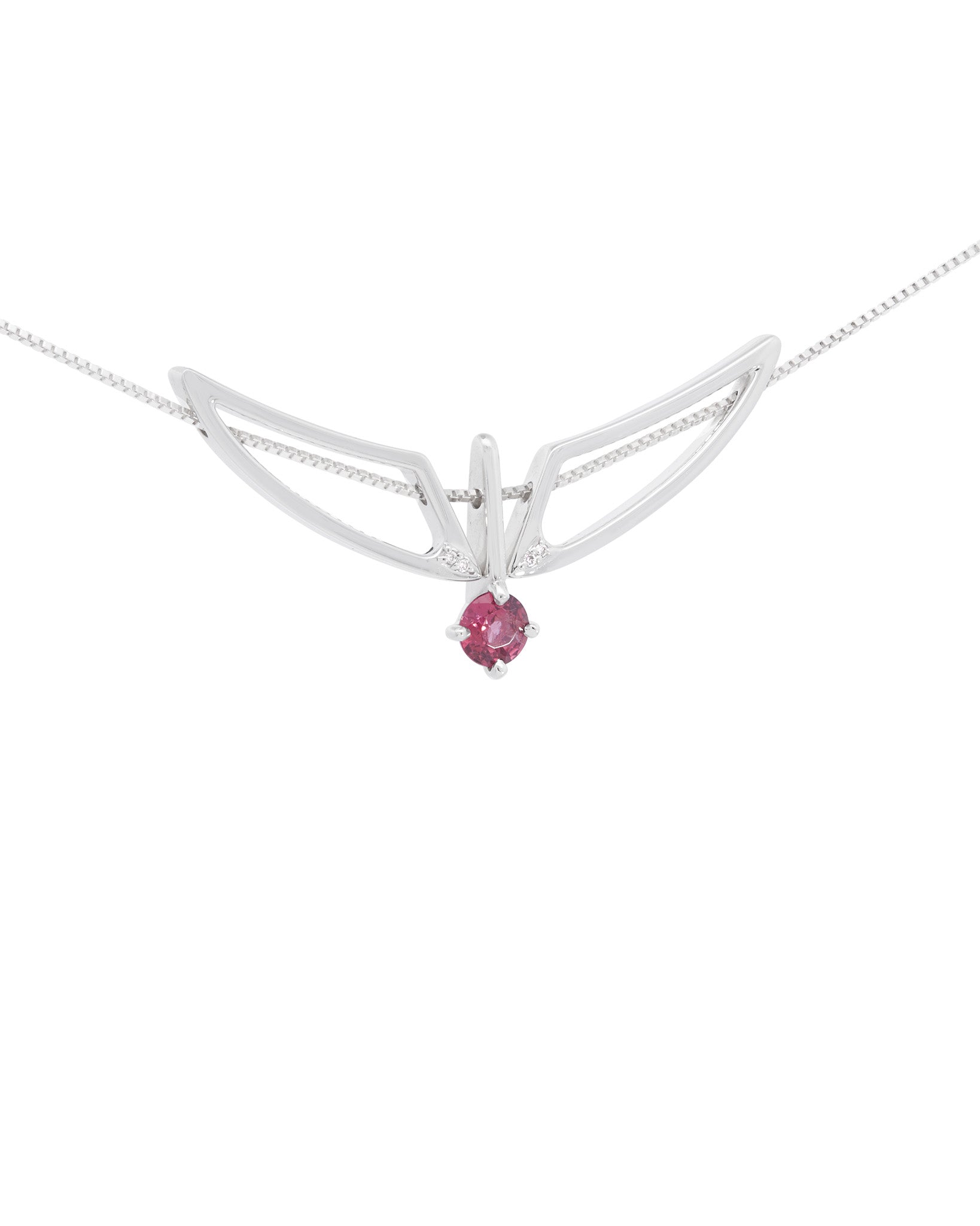 Hype Women x Bliss Lau Attune Necklace Pink Garnet