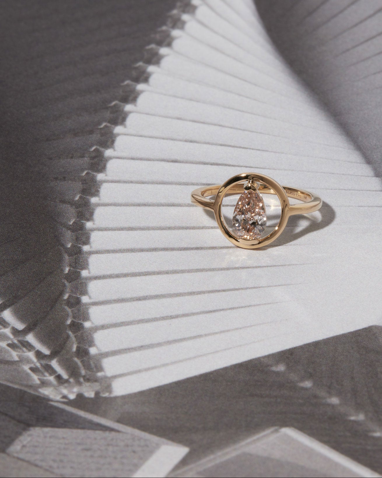 Harmonious Ring Champagne Diamond