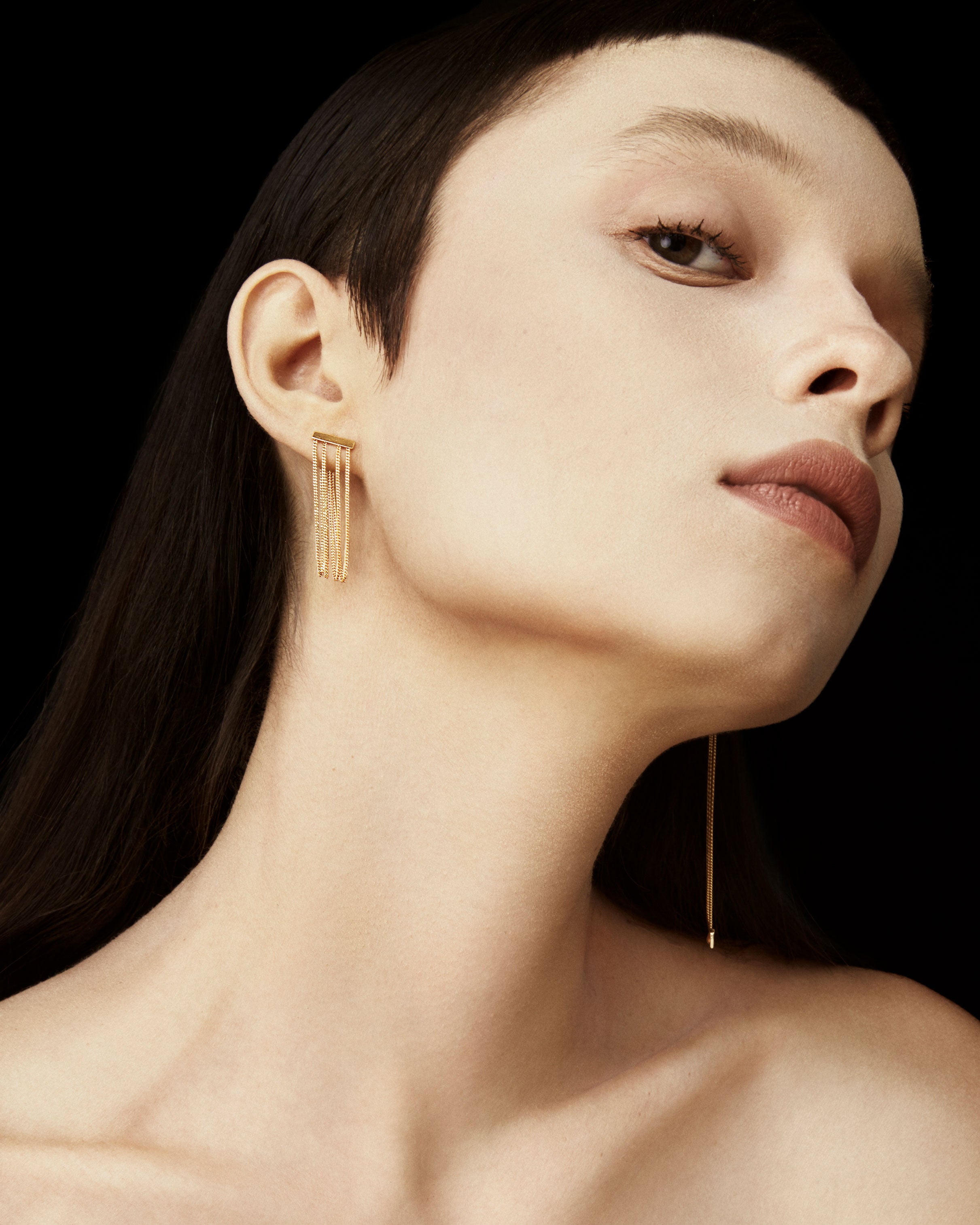 Levitate Earrings Gold Vermeil