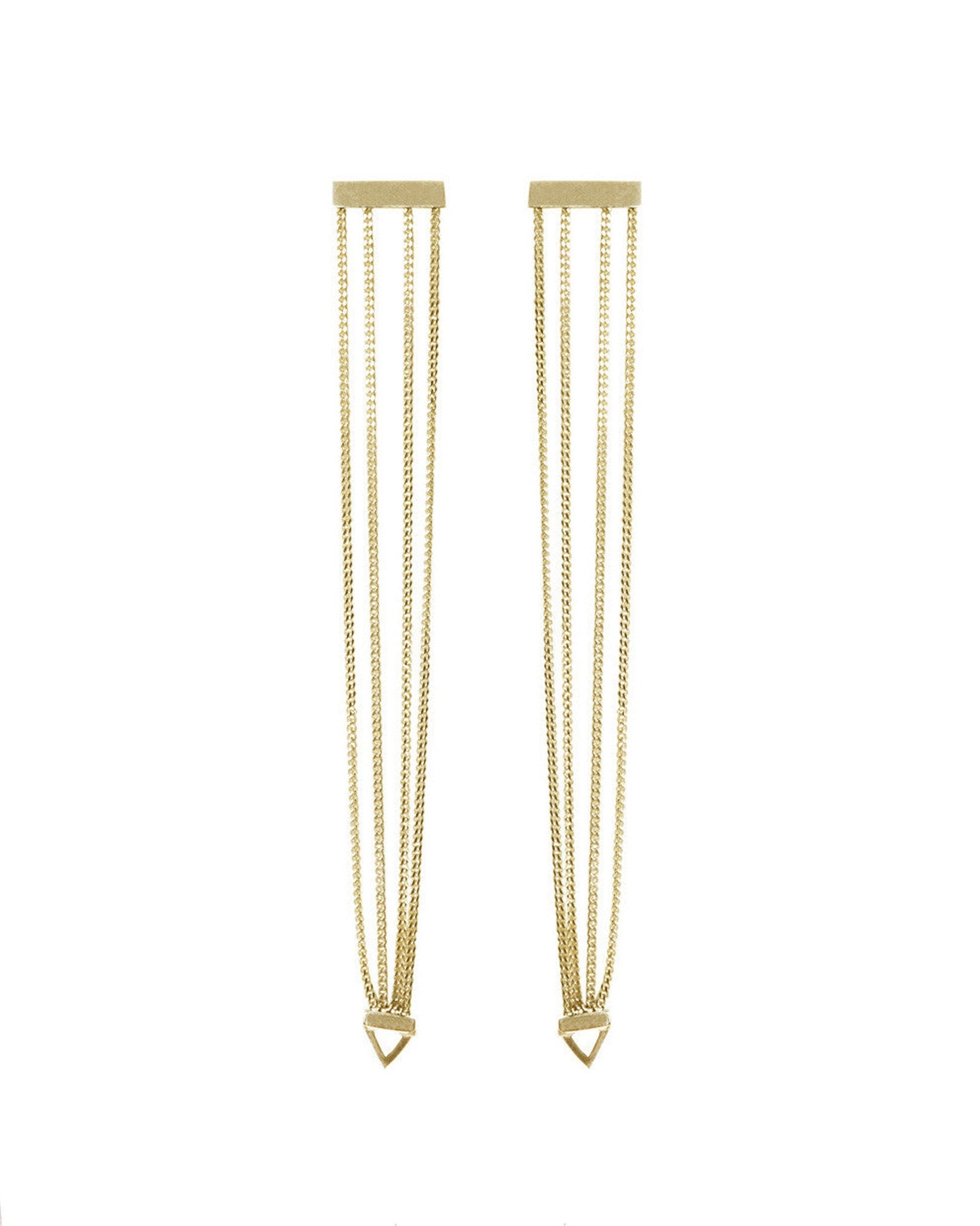 Levitate Earrings Gold Vermeil